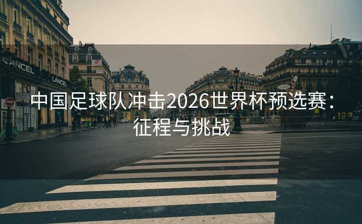 中国足球队冲击2026世界杯预选赛：征程与挑战
